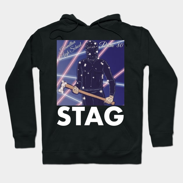 Prom Night - Stag Hoodie by WatchTheSky